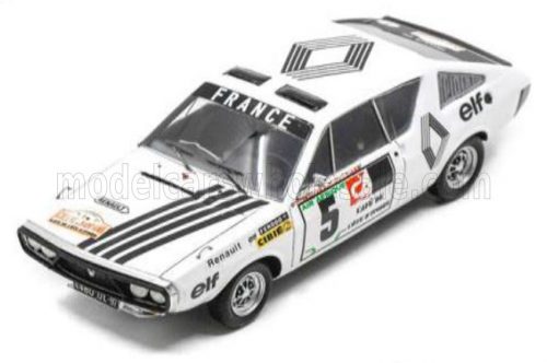 Spark - RENAULT R17 N 5 RALLY BANDAMA 1973 J.F.PIOT - F.JAUBER WHITE BLACK