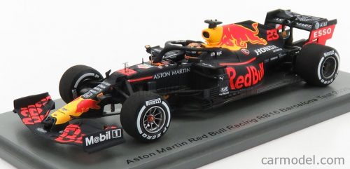 Spark-Model - Red Bull F1 Rb16 Honda Team Aston Martin N 23 Test 2020 A.Albon Matt Blue Red Yellow