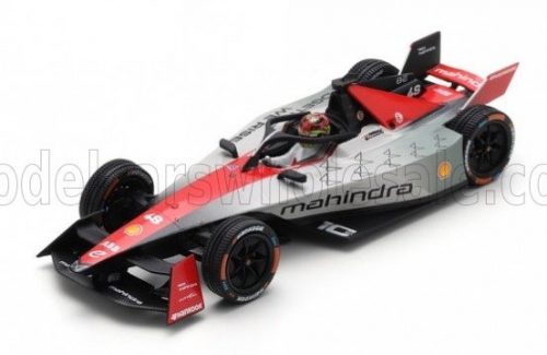 Spark - MAHINDRA FORMULA-E M9 ELECTRO TEAM MAHINDRA RACING N 48 SEASON 2023-2024 EDOARDO MORTARA SILVER RED BLACK