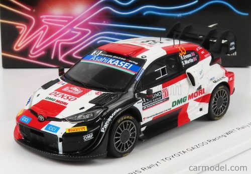 Spark-Model - Toyota Yaris Gr Rally1 Team Toyota Gazoo Racing Wrt N 33 Rally Montecarlo 2022 E.Evans - S.Martin White Red Black