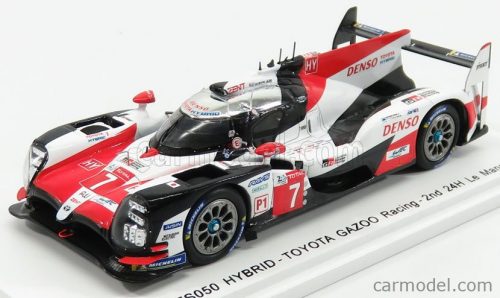 Spark-Model - Toyota Ts050 Hybrid Team Toyota Gazoo Racing N 7 2Nd 24H Le Mans 2018 M.Conway - K.Kobayashi - J.M.Lopez White Red Black