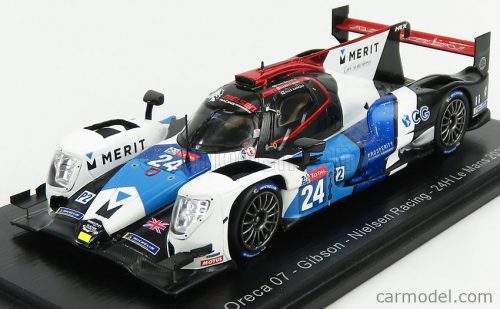 Spark-Model - Oreca 07 Gibson 4.2L V8 Team Nielsen Racing N 24 24H Le Mans 2020 G.Grist - A.Kapadia - A.Wells Blue Red White