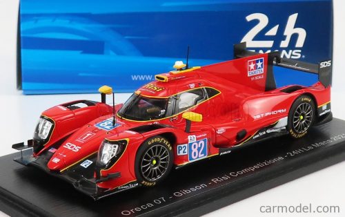 Spark-Model - Oreca Gibson 07 Gk428 4.2L V8 Team Risi Competizione N 82 24H Le Mans 2021 R.Cullen - O.Jarvis - F.Nasr Red