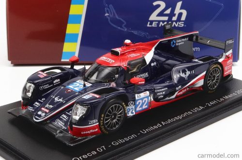 Spark-Model - Oreca Gibson 07 Gk428 4.2L V8 Team United Autosports Usa N 22 24H Le Mans 2022 P.Hanson - F.Albuquerque - W.Owen Black Red