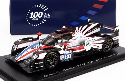 Spark - ORECA 07 GIBSON GK428 4.2L V8 TEAM AF CORSE N 80 24h LE MANS 2023 B.BARNICOAT - N.NATO - F.PERRODO WHITE BLACK