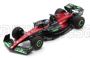 Spark - ALFA ROMEO F1  C43 TEAM ORLEN N 77 BELGIUM GP 2023 VALTTERI BOTTAS BLACK RED GREEN