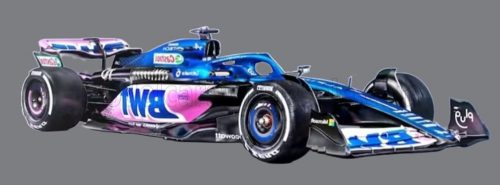 Spark - ALPINE F1  A523 TEAM BWT ALPINE N 10 3rd DUTCH GP 2023 PIERRE GASLY BLUE PINK