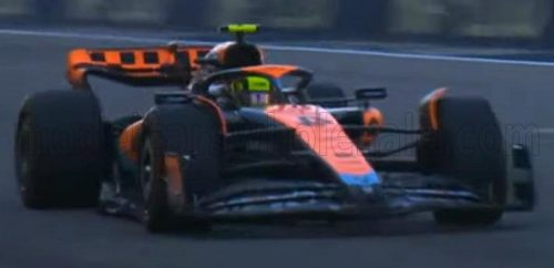 Spark - McLAREN F1  MCL60 TEAM McLAREN N 4 2nd JAPAN GP 2023 LANDO NORRIS ORANGE BLUE BLACK