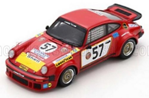 Spark - PORSCHE 934 3.0L F6 TEAM GELO RACING TEAM N 57 24h LE MANS 1976 T.SCHENKER - T.HEZEMANS RED