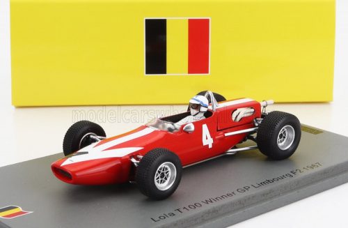 Spark - LOLA F2  T100 N 4 WINNER LIMBOURG GP 1967 J.SURTEES RED WHITE