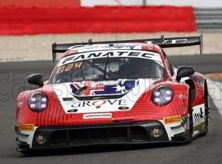 Spark - PORSCHE 911 992 GT3 R TEAM GROVE RACING N 23 24h SPA 2023 S.GROVE - B.GROVE - A.DE PASQUALE - E.BAMBER RED WHITE