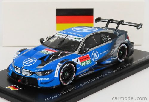 Spark-Model - Bmw 4-Series M4 Zf Team Rbm N 4 Super Gt Dream Race Fuji 2019 A.Zanardi 2 Tone Blue Black