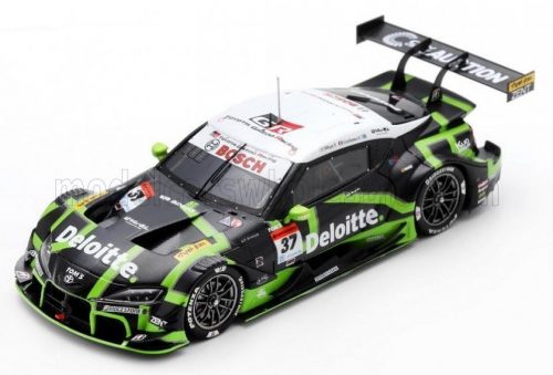 Spark - TOYOTA SUPRA GR TEAM DELOITTE N 37 GT500 CLASS SUPER GT 2024 GIULIANO ALESI - UKYO SASAHARA BLACK GREEN WHITE