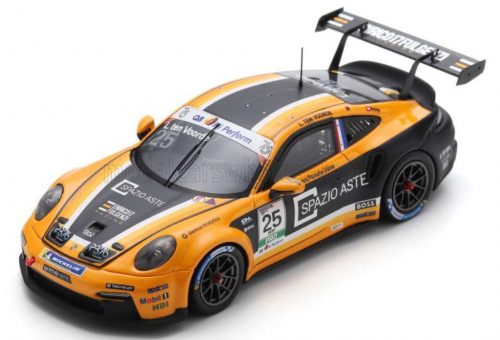 Spark - PORSCHE 911 992 GT3 CUP N 25 PORSCHE CARRERA CUP ITALY CHAMPION 2023 LARRY TEN VOORDE ORANGE BLACK