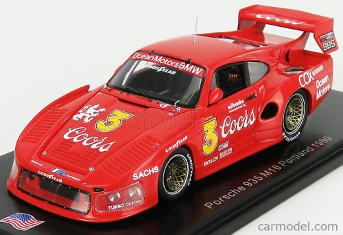 Spark-Model - Porsche 935 N 3 Sears Point 1980 J.Busby Red