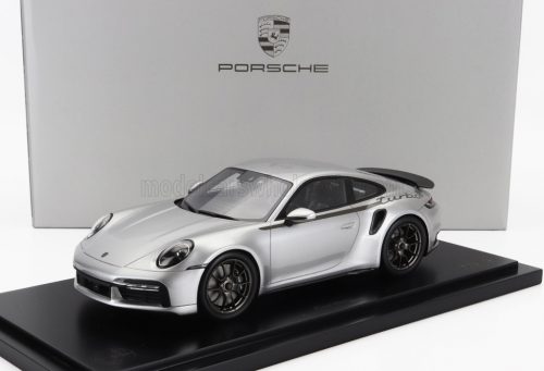 Spark - PORSCHE 911 992 TURBO COUPE 2024 - 50th ANNIVERSARY 911 TURBO - CON VETRINA - WITH SHOWCASE SILVER