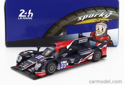 Spark-Model - Oreca Gibson 07 Gk428 4.2L V8 Team United Autosports Usa N 23 24H Le Mans 2022 A.Lynn - O.Jarvis - J.Pierson Black Red