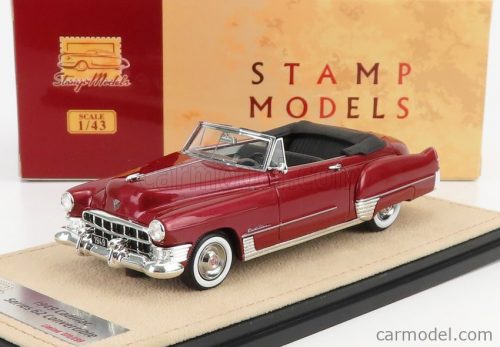 Stamp-Models - Cadillac Series 62 Convertible Open 1949 Bordeaux