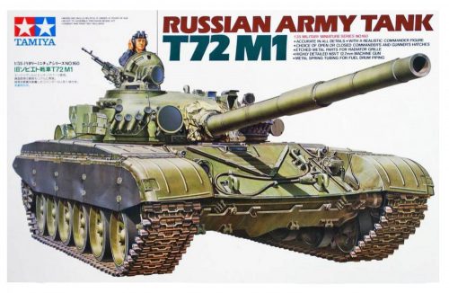 Tamiya - Russian Army Tank T72M1 - 1 figure