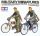 Tamiya - German Soldiers With Bicycles - 2 Figures