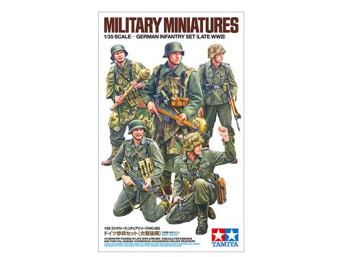 Tamiya - 1:35 German Infantry Set Late WWII