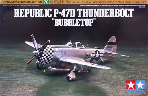 Tamiya - 1:72 P-47D Thunderbolt - Bubbletop