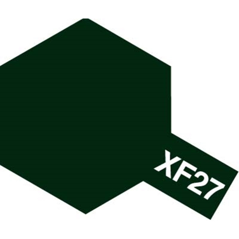 Tamiya - XF-27 Black green - Acrylic Paint (Flat) 23 ml