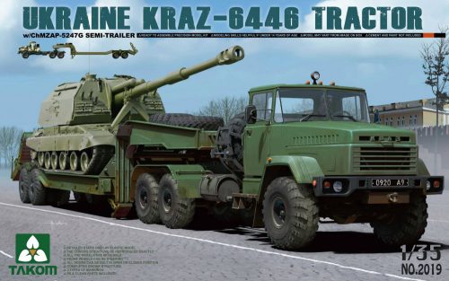 Takom - Ukraine KrAZ-6446 Tractor with ChMZAP-5247G Semi-trailer