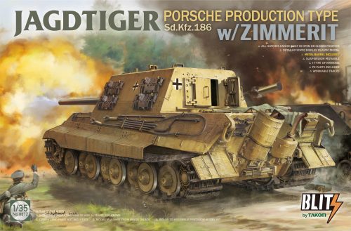 Takom - Jagdtiger Porsche Production Type Sd.Kfz.186 W/Zimmerit