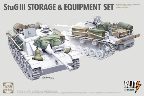 Takom - StuG III STORAGE & EQUIPMENT SET