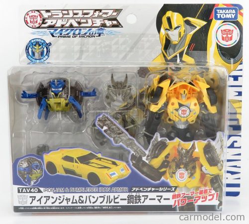 Takara-Tomy - Takara-Tomy Transformers Iron Jam Bumblebee Cm. 12.0 Yellow Black