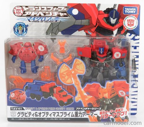 Takara-Tomy - Takara-Tomy Transformers Gravity Optimus Prime Cm. 12.0 Red Blue