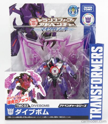 Takara-Tomy - Takara-Tomy Transformers Adventure Tmc03 Daibubomu Cm. 6.0 Purple Black