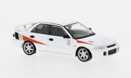 Tarmac - Mitsubishi Lancer RS Evolution, weiss, 1:64