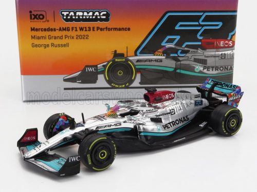 Tarmac - MERCEDES GP F1 W13E TEAM MERCEDES-AMG PETRONAS F1 N 63 5th MIAMI GP 2022 GEORGE RUSSELL SILVER GREEN