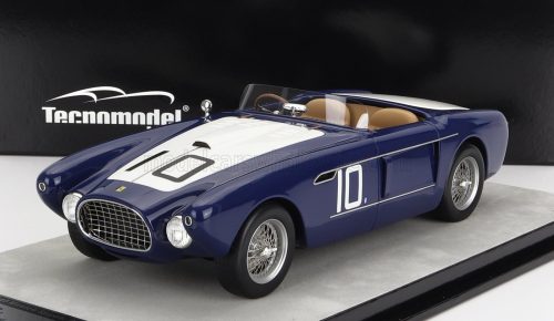 Tecnomodel - FERRARI 340 MEXICO SPIDER N 10 2nd PEBBLE BEACH 1953 B.SPEAR BLUE WHITE