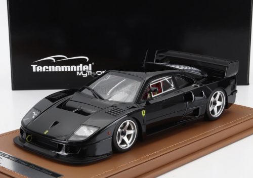 Tecnomodel - FERRARI F40 LM PRESS VERSION 1996 - WITH 5 SPOKE SILVER RIMS GLOSS BLACK