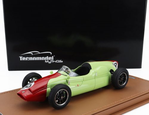 Tecnomodel - COOPER F1  T51 N 18 MONACO GP 1960 TONY BROOKS LIGHT GREEN RED