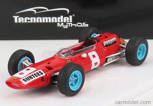 Tecnomodel - Ferrari F1 512 N 8 Italy Gp 1965 John Surtees Red