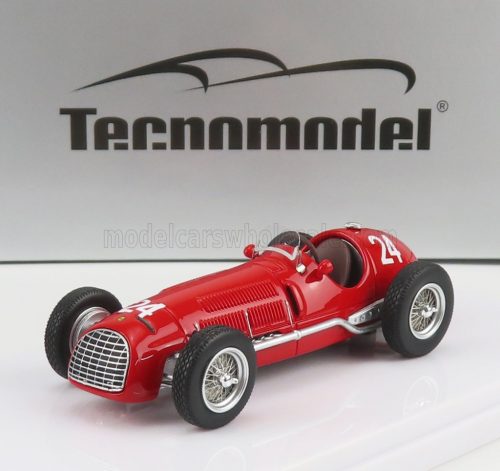 Tecnomodel - FERRARI F1  125 N 24 SANREMO GP 1950 LUIGI VILLORESI RED