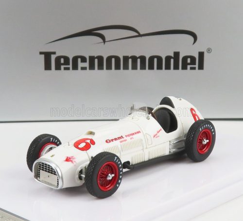 Tecnomodel - FERRARI F1  375 INDY N 6 INDIANAPOLIS 500 GP (FERRARI MUSEUM) 1952 J.PARSON WHITE