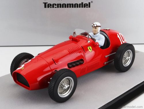 Tecnomodel - Ferrari F1 500 F2 N 102 Nurburgring Gp (With Pilot Figure) 1952 Nino Farina Red