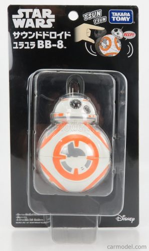 Tomica - Star Wars Bb-8 Diameter Cm. 6.8 - Sound Effects White Orange Grey