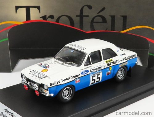 Trofeu - Ford England Escort Mki N 55 Rally Rac 1974 J.Taylor - J.Chitty White Blue