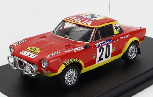 Trofeu - FIAT 124 ABARTH RALLY (night version) N 20 RALLY EAST AFRICAN SAFARI 1974 A.PAGANELLI - N.RUSSO RED YELLOW