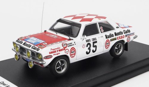 Trofeu - OPEL ASCONA N 35 RALLY MONTECARLO 1975 TCHINE - P.GANDOLFO WHITE RED