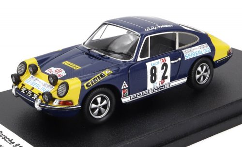 Trofeu - PORSCHE 911S COUPE N 82 TAP RALLY 1970 COLACO MARQUES - JORGE CIRNE BLUE YELLOW