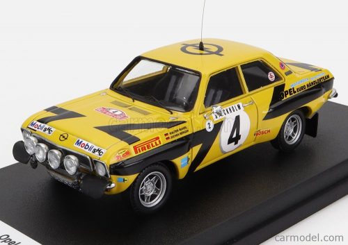 Trofeu - Opel Ascona (Night Version) N 4 Rally Montecarlo 1975 W.Rohrl - C.Billstam Yellow Black