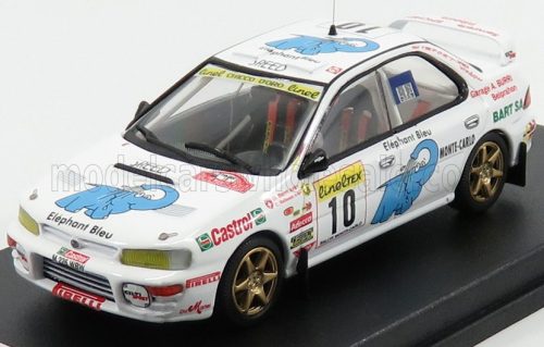 Trofeu - SUBARU IMPREZA N 10 RALLY MONTECARLO 1997 O.BURRI - C.HOFMANN WHITE