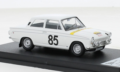 Trofeu - Ford Cortina GT, weiss, Rally Lüttich-Rom-Lüttich, 1964, #85, 1:43